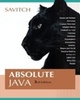 Absolute Java, Third Edition