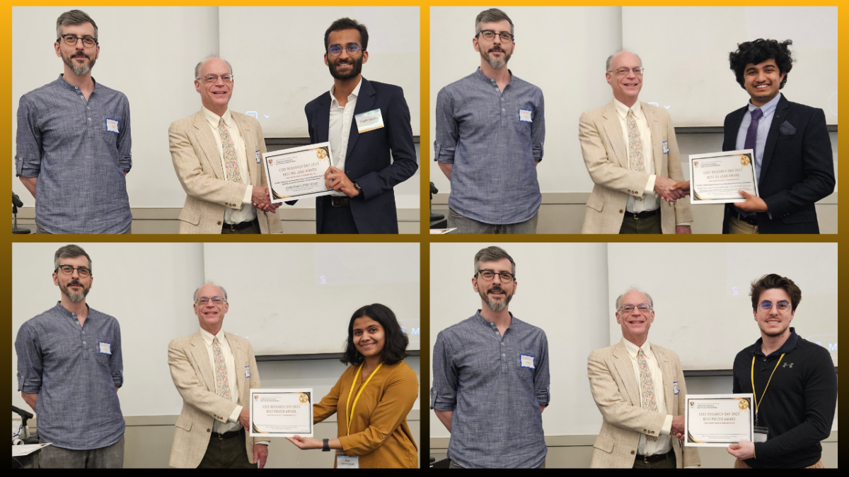 Congratulations to our CSEE Research Day Awardees!