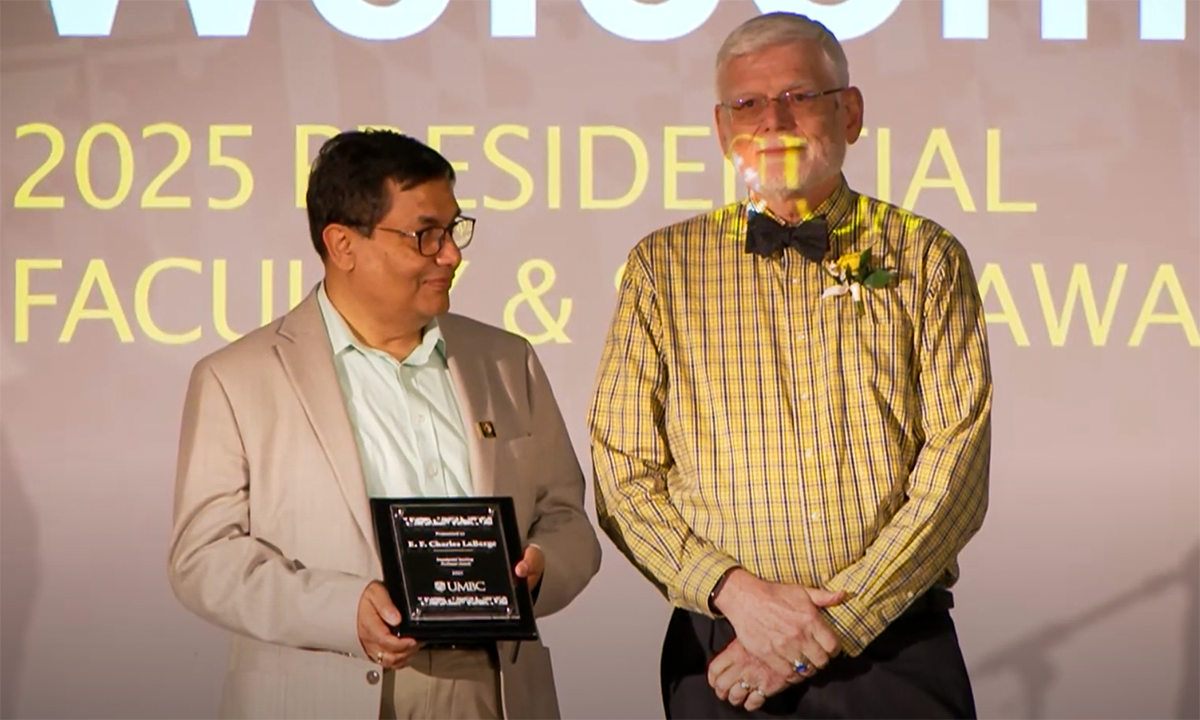 Prof. Charles LaBerge named UMBC Presidential Teaching Professor 2025-28
