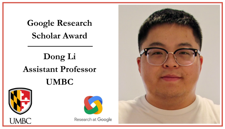Dr. Dong Li Receives Google Research Scholar Award for Innovation in Smartphone-Based Cardiovascular Monitoring